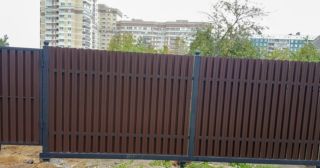 Купить распашные ворота из штакетника Невинномысск, цена от 2776 руб.